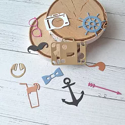 Набор вырубок "Туристический", цвет микс (ScrapMania)