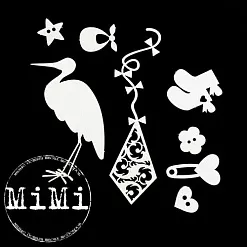 Набор украшений из чипборда "Малыш. Воздушный змей" (MiMi Design)