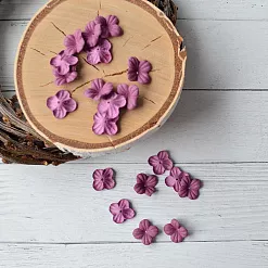 Набор бумажных цветов "Сирень. Марсала" (Китай)