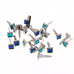 Набор хрустальных брадсов "Квадрат, синий" (Mr.Painter) Набор хрустальных брадсов "Квадрат, синий" (Mr.Painter)