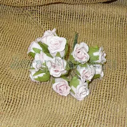 Розочки большие, розовые, 12 шт