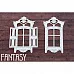 Чипборд "Окошки зимние 2337", 7,5х5,1 см (Fantasy)