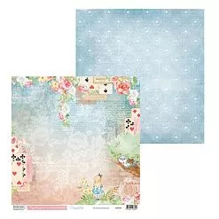 Бумага 30х30 см "Малышка Алиса. Лист 03" (Scrapodelie)