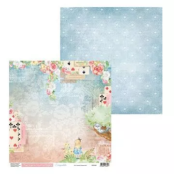 Бумага 30х30 см "Малышка Алиса. Лист 03" (Scrapodelie)