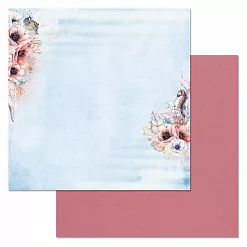 Набор бумаги 30,5х30,5 см "Море, я скучала", 12 листов (ScrapMania) Набор бумаги 30,5х30,5 см "Море, я скучала", 12 листов (ScrapMania)