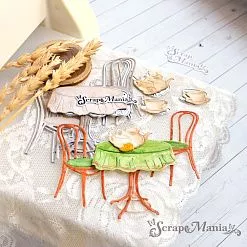 Нож "Рецепты старого буфета. Интерьер кухни", 5,8х6 см (ScrapMania)