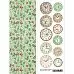 Лист с картинками 10х30 см "Грибное лукошко. Часы" (ScrapMania)