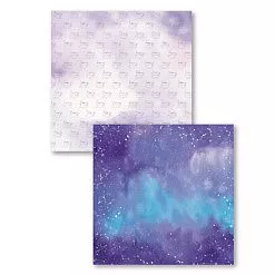 Набор бумаги 20х20 см "Космос внутри", 8 листов (Polkadot)