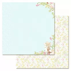 Набор бумаги 30,5х30,5 см "Клубничное детство", 9 листов (ScrapMania)