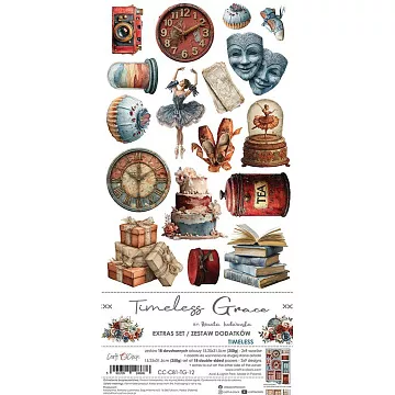 Набор бумаги 30х15 см "Timeless grace. Timeless", 18 листов (CraftO'clock)