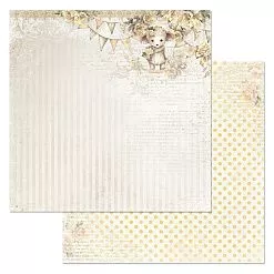 Набор бумаги 30,5х30,5 см "Плюшевые малыши", 12 листов (ScrapMania)