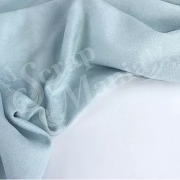 Отрез замши 30х70 см "Двусторонний. Бледно голубой" (ScrapZefir)