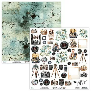 Бумага 30х30 см "Photographer. Для вырезания" (Mintay)