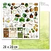 20х20 Бумага "Рецепты старого буфета. Дизайн 7" (ScrapMania)
