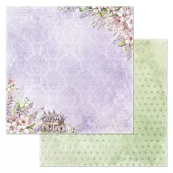 Бумага "Весенний перезвон. Тележка с сиренью" (ScrapMania)