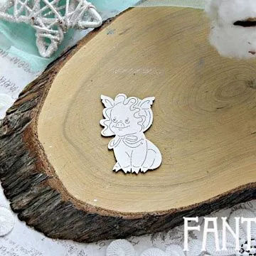 Украшение из чипборда "Свинка малышка 667" (Fantasy)