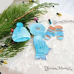 Нож "Зимний город. Одеваемся тепло", 3,5х8 см (ScrapMania)