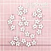 Чипборд "Нежность. Фрагменты фоновые мини", 8,5х3,8 см (Scrapiki)