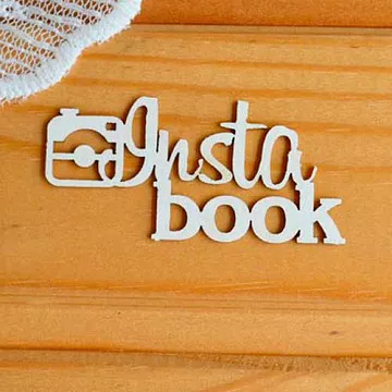 Украшение из чипборда "InstaBook" (Просто небо)