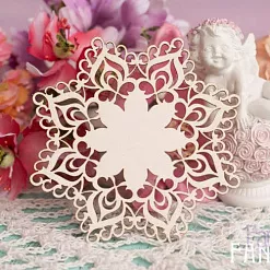 Украшение из чипборда "Салфетка" (Fantasy)