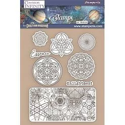 Резиновый штамп "Cosmos Infinity simboli", см (Stamperia)