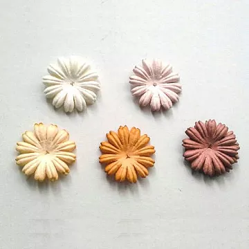 Набор маргариток "Коричневый микс", 20 шт (Craft)