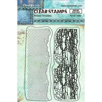 Штамп "Song of the sea. Double border", 14х18 см (Stamperia)