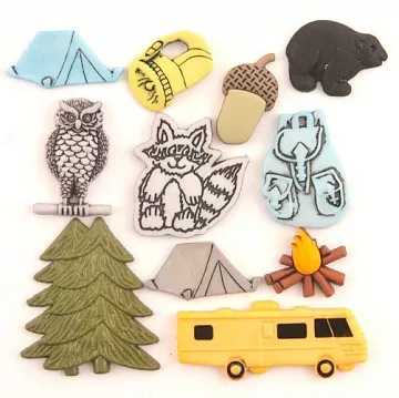 Набор пуговиц "Кемпинг" (Buttons Galore)