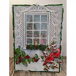 Набор бумаги 30х30 см "Winter's eve", 24 листа (Heartfelt Creations)