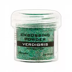 Пудра для эмбоссинга "Античная коллекция", серо-зеленая (Ranger Antiquities, Verdigris)