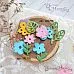 Нож "Полянка. Детские цветочки", 1,5х2,5 см (ScrapMania)