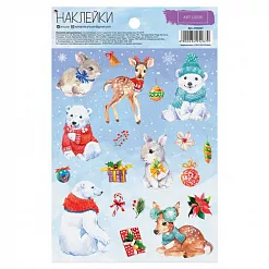 Наклейки 12х19 см "Зима в лесу" (АртУзор) Наклейки 12х19 см "Зима в лесу" (АртУзор)