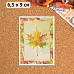 Тканевая карточка "Уютная осень. Кленовый лист" (ScrapMania)