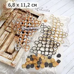 Нож "Каменный фон", 6,8х11,2 см (ScrapMania)
