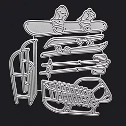 Набор ножей "Зимние забавы" (Scrapman)