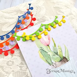 Нож "Детская гирлянда. Шарики", 6,9х1,8 см (ScrapMania)