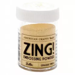 Пудра для эмбоссинга ZING "Butter. Сливочный" (American Crafts)