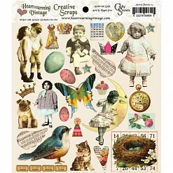 Набор картинок для вырезания "Трогательный винтаж" (Crafty Secrets)