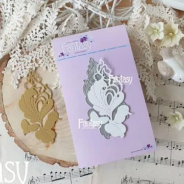 Нож "Мотив Гжель 1531", 5х9,5 см (Fantasy)