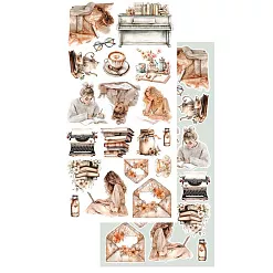 Набор бумаги 15х30 см "Natural Beauty. Для вырезания", 6 листов (Alchemy of Art)