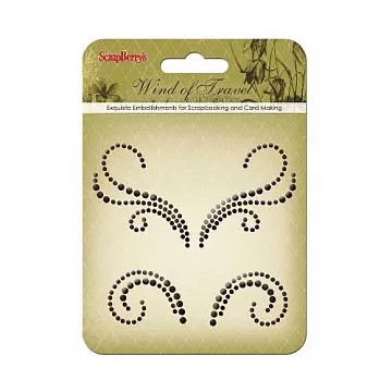 Наклейки из страз "Ветер странствий 3" (ScrapBerry's)