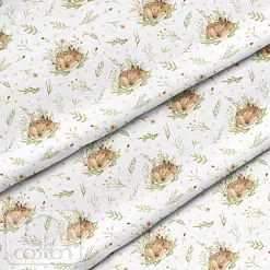Отрез ткани 79х50 см "Оленята" (Cotton)