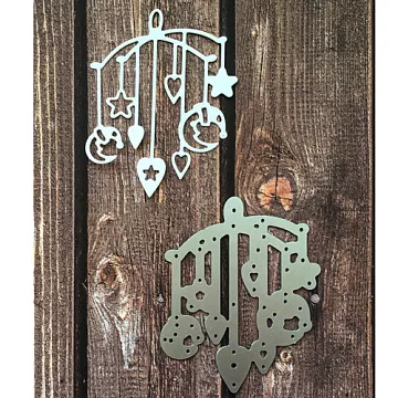 Нож "Мобиль", 5,5х6,8 см (Scrapman)