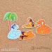 Набор высечек из бумаги "Тридцать восемь попугаев", 21 шт (ScrapMania)