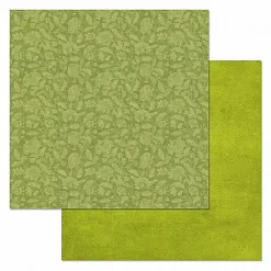 Набор бумаги 30,5х30,5 см "Фономикс. Зеленый", 12 листов (ScrapMania)