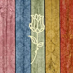 Украшение из чипборда "Цветок 2" (Белкин дом) Украшение из чипборда "Цветок 2" (Белкин дом)