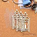Шейкер "Новогодние гномы. Фонарь со свечой маленький", 5х10 см (ScrapMania)