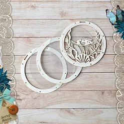 Чипборд "Мой капитан. Шейкер. Иллюминатор с рыбкой маленький" (ScrapMania)