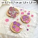 Нож "Пуговки. Цветочки", 1,8х1,8 см (ScrapMania)