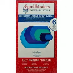 Набор ножей для вырубки "Ярлыки закругленные" (Spellbinders)